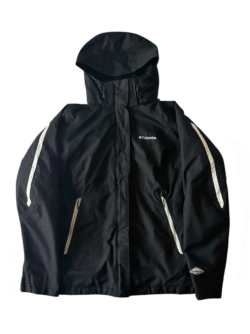Columbia Bugaboo Omni-Tech 3-in-1 Jacket Women L Black White